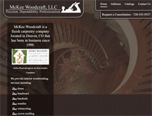 Tablet Screenshot of mckeewoodcraft.com